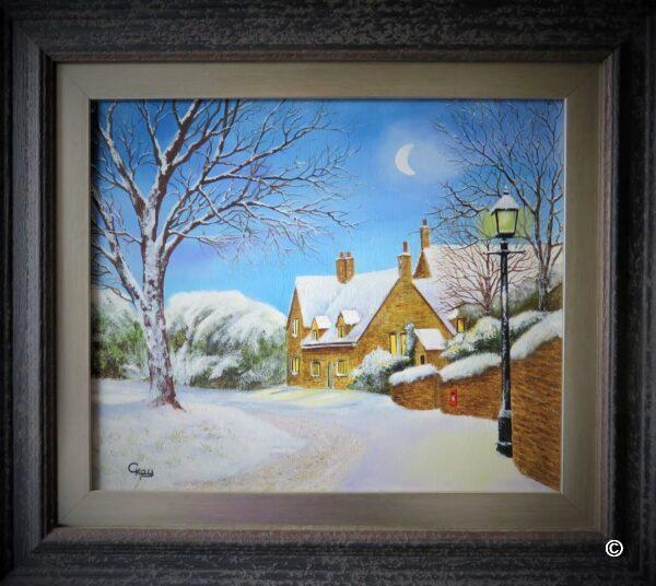 Christmas painting - Snow glow