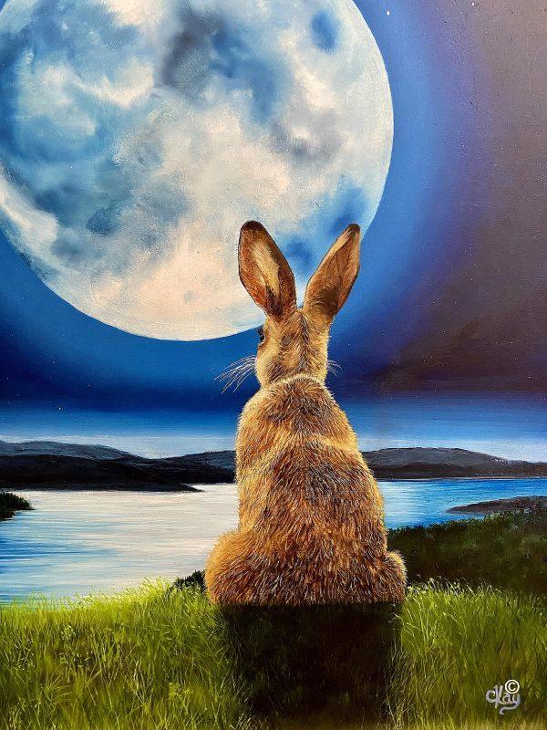 The Hares Solstice - Framed Original - Image 2