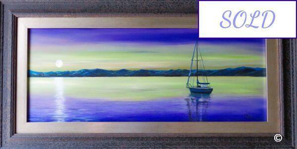 Sea of tranquillity painting